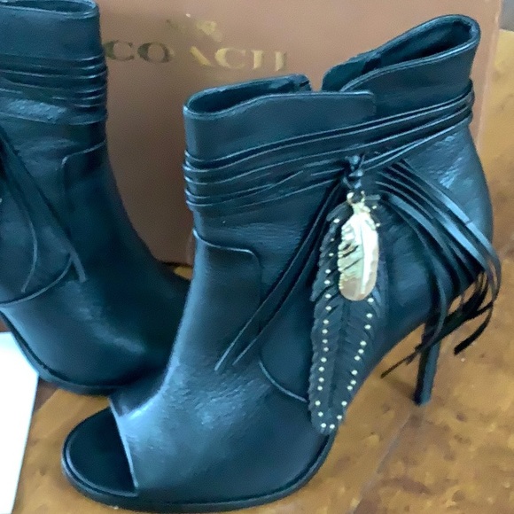 Coach Laurel Mill Leather Bootie - Picture 6 of 10